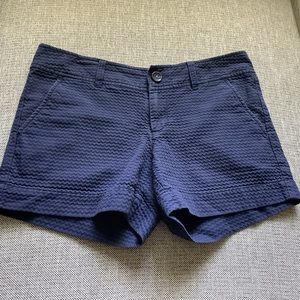 Lilly Pulitzer Blue Textured Shorts Sz 4